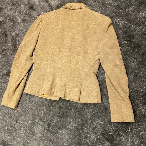 Vintage 40s Paul Parnes RARE couture wool blazer! - Picture 6 of 9